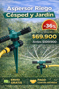 Aspersor riego Césped Y Jardín